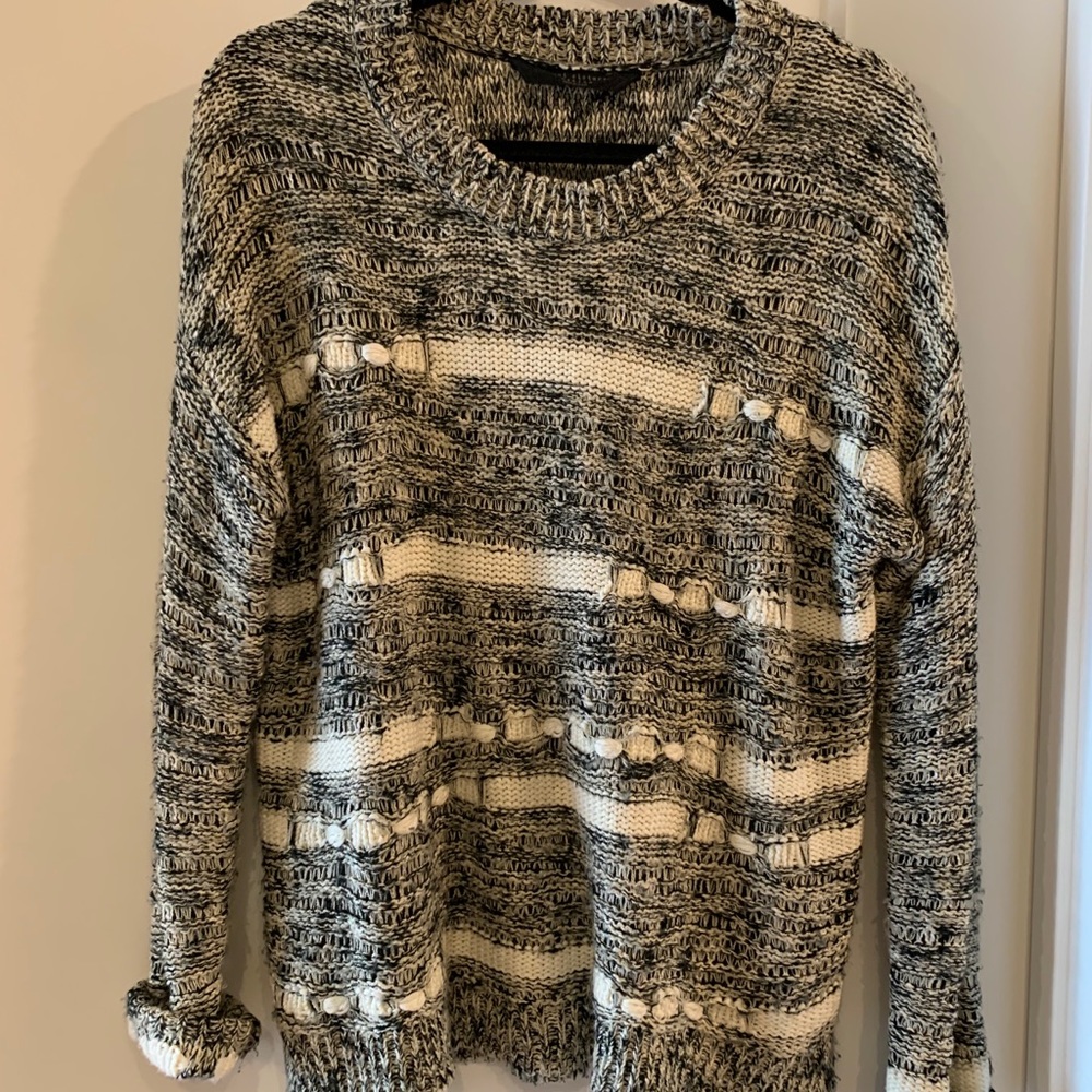 Knot Sisters Abstract Knit Sweater